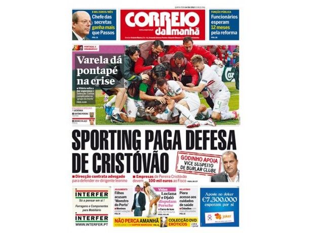 Foto 1 de Jornal Correio da Manhã, Porto