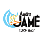 Logo André Jamé Surf  Shop, Parque Atlântico